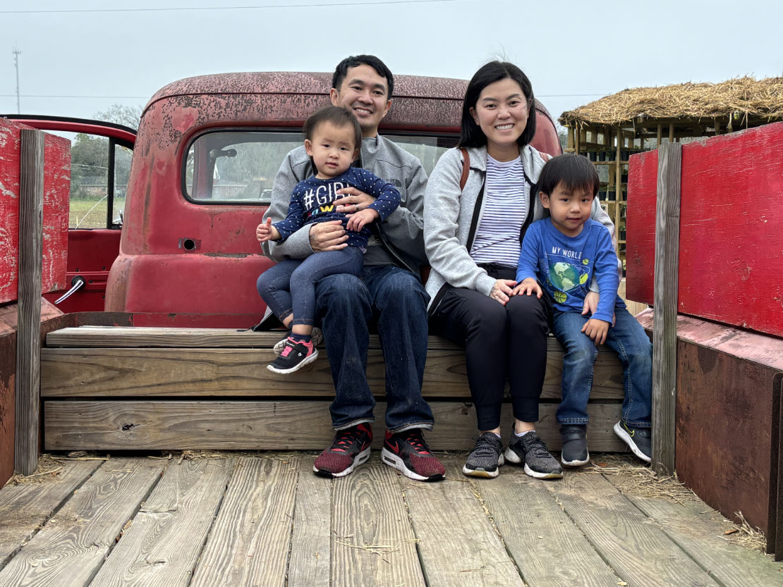 Dr. Nathan with family